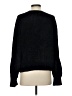 H&M 100% Polyester Solid Black Pullover Sweater Size S - photo 2