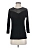 IKKS Black 3/4 Sleeve Top Size Sm - photo 1