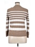 Karen Scott 100% Cotton Stripes Tan Pullover Sweater Size XL - photo 2