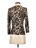 Halogen Animal Print Brown Cardigan Size S - photo 2