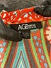 AGB Paisley Orange Cocktail Dress Size 14 Petite - photo 7
