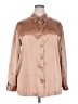 Willow Ridge Metallic Tan Long Sleeve Blouse Size 18 - photo 1