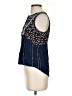 Rewind 100% Rayon Blue Sleeveless Blouse Size XS - photo 5