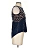Rewind 100% Rayon Blue Sleeveless Blouse Size XS - photo 4