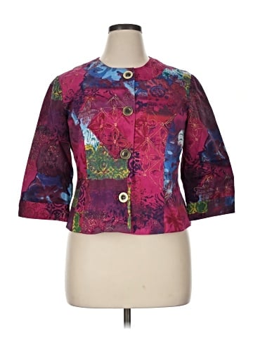 Coldwater Creek 3/4 Sleeve Button-Down Shirt (view 1)