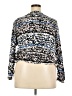 Jennifer Lopez 100% Rayon Blue Long Sleeve Blouse Size XXL - photo 2