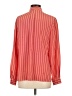 Escada 100% Silk Stripes Hearts Pink Red Long Sleeve Blouse Size EU 36 / US 6 - photo 2