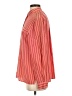 Escada 100% Silk Stripes Hearts Pink Red Long Sleeve Blouse Size EU 36 / US 6 - photo 5