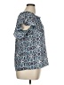 Max Studio 100% Polyester Blue Short Sleeve Blouse Size XL - photo 4