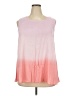 April Cornell Pink Sleeveless Blouse Size XXL - photo 1