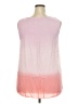 April Cornell Pink Sleeveless Blouse Size XXL - photo 2