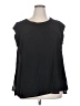 DR2 100% Polyester Black Sleeveless Blouse Size 2X - photo 1