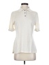 Neiman Marcus Ivory Short Sleeve Top Size L - photo 1