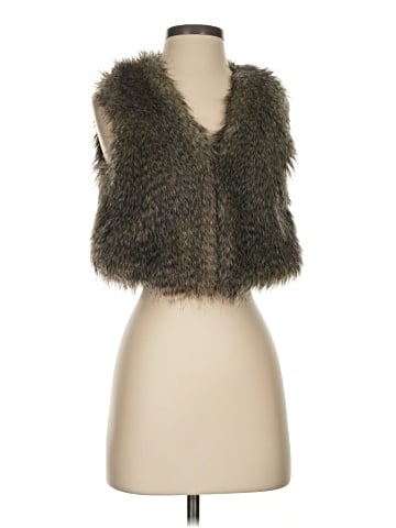 Kardashian Kollection Faux Fur Vest (view 1)