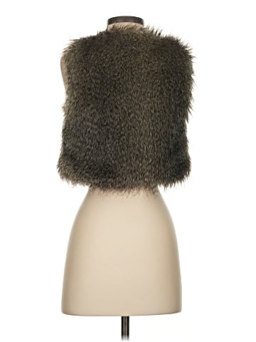 Kardashian Kollection Faux Fur Vest (view 2)