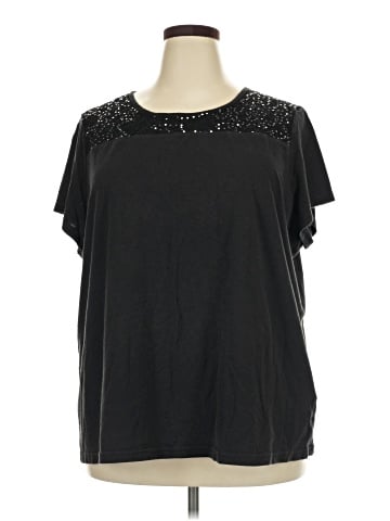 Jaclyn Smith Short Sleeve Top (view 1)