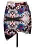 Lovers + Friends Print Black Casual Skirt Size M - photo 1