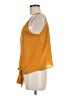 Adrienne 100% Polyester Yellow Sleeveless Blouse Size M - photo 5