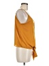 Adrienne 100% Polyester Yellow Sleeveless Blouse Size M - photo 4