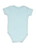Hb 100% Cotton Graphic Blue Short Sleeve Onesie Size 0-3 mo - photo 2