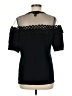 By Design Black Short Sleeve Top Size M - photo 2