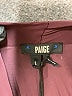Paige 100% Polyester Burgundy Long Sleeve Blouse Size L - photo 3