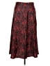 Fab'rik 100% Polyester Paisley Red Formal Skirt Size M - photo 1