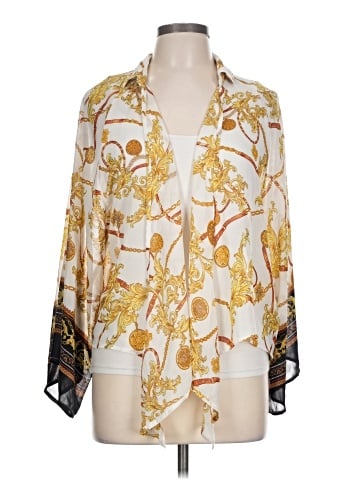 Timing 3/4 Sleeve Blouse (view 1)