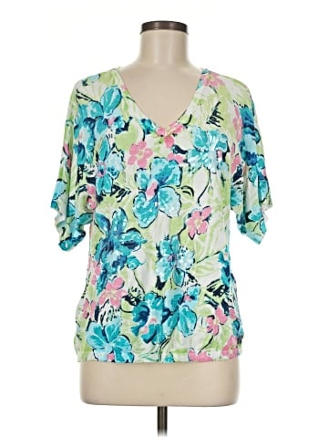 Chico's Short Sleeve Blouse (view 1)