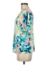 Chico's Green Short Sleeve Blouse Size Med (1) - photo 5