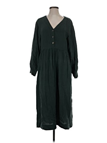 Madewell Lightspun Button-Front Midi Dress (view 1)
