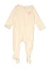 TOBY Hearts Ivory Long Sleeve Onesie Size 3-6 mo - photo 1