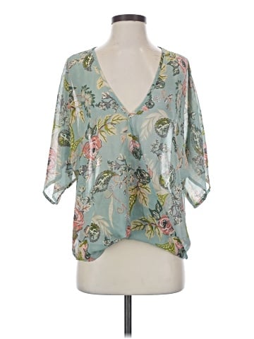 metaphor 3/4 Sleeve Blouse (view 1)