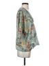 metaphor 100% Polyester Teal 3/4 Sleeve Blouse Size S - photo 4
