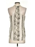 Lavender Brown 100% Rayon Silver Sleeveless Blouse Size S - photo 2