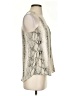 Lavender Brown 100% Rayon Silver Sleeveless Blouse Size S - photo 4