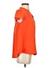 Jodifl 100% Polyester Orange Short Sleeve Blouse Size S - photo 4
