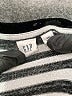 Gap Stripes Silver Short Sleeve T-Shirt Size XXL - photo 7