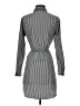 Love Notes 100% Polyester Stripes Gray Casual Dress Size S - photo 2