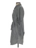 Love Notes 100% Polyester Stripes Gray Casual Dress Size S - photo 5