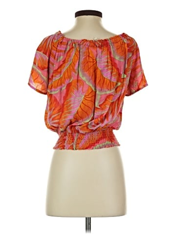 Cynthia Rowley Short Sleeve Blouse (view 2)
