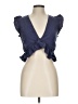 Fancyinn Blue Sleeveless Blouse Size L - photo 1