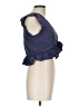 Fancyinn Blue Sleeveless Blouse Size L - photo 4