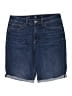 St. John's Bay Blue Denim Shorts Size 14 - photo 1