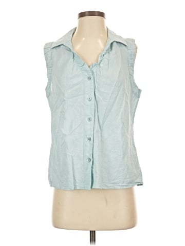 CAbi Sleeveless Button-Down Shirt (view 1)