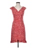 Esprit Print Red Cocktail Dress Size XS (estimated) - photo 1
