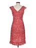 Esprit Print Red Cocktail Dress Size XS (estimated) - photo 2