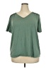 Perseption Concept Green Short Sleeve Top Size 2X - photo 1