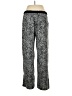 DKNY Animal Print Silver Casual Pants Size L - photo 2