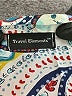 Travel Elements 100% Polyester Paisley Blue 3/4 Sleeve Blouse Size XL - photo 7